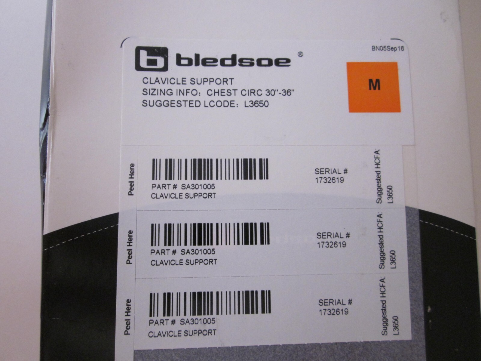 Bledsoe Clavicle Support – Medium