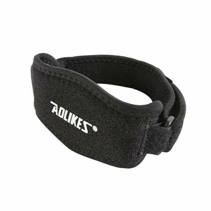 Adjustbale Elbow Support Pad, Adjustable 1PCS for Home Travel (Black)