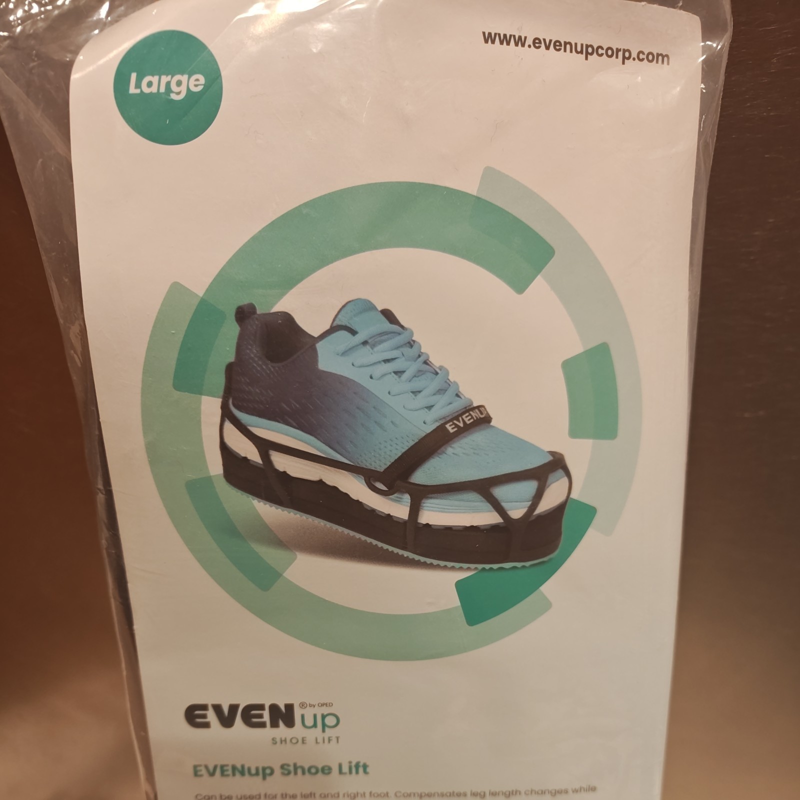 New EVENup Shoe Lift Height Balancer Size Large Men 11 – 13 Women 11.5 – 13.5