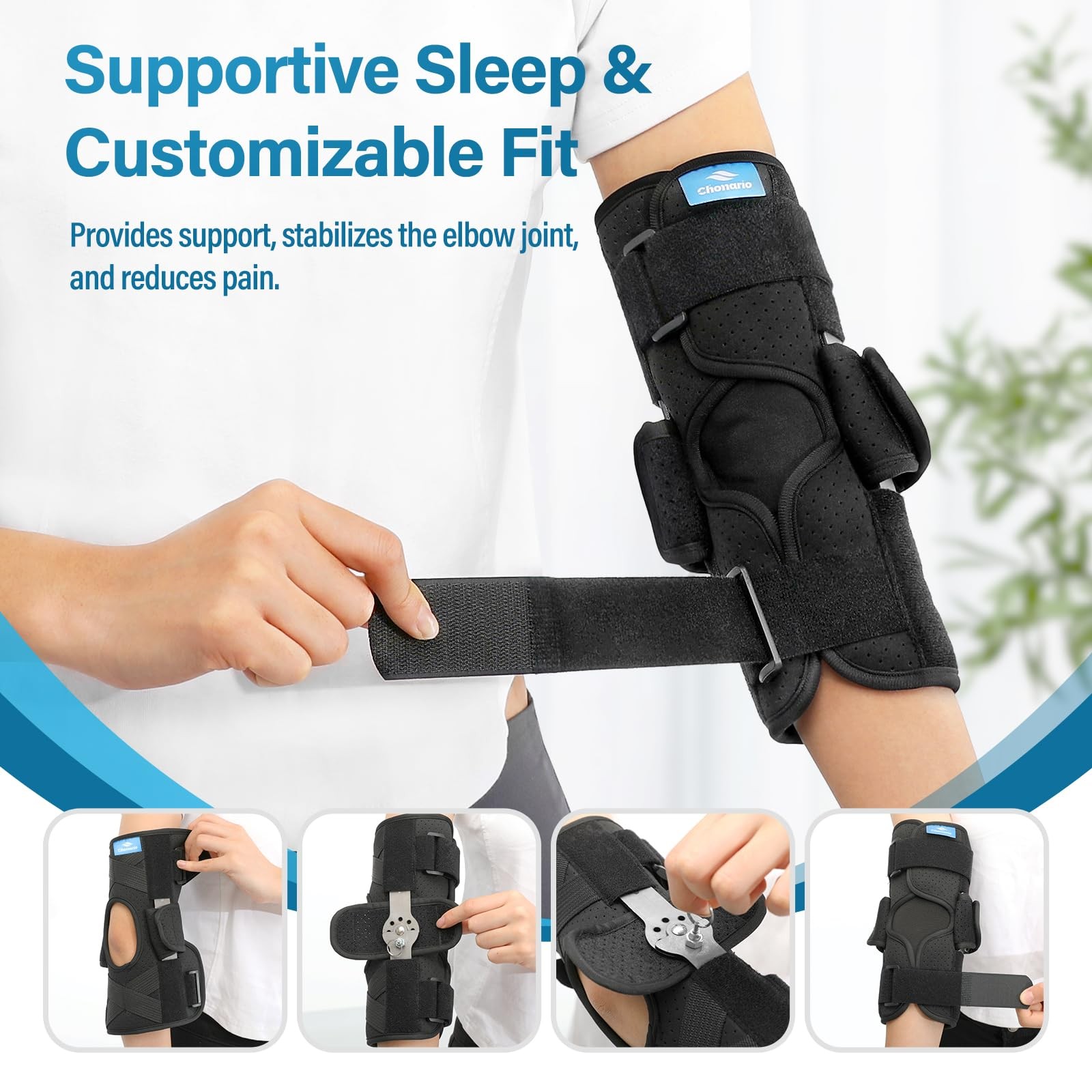 Chonario Cubital Tunnel Elbow Brace Ulnar Nerve Entrapment S