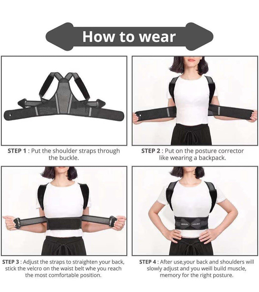 Posture Correction Comfy Adjustable Brace