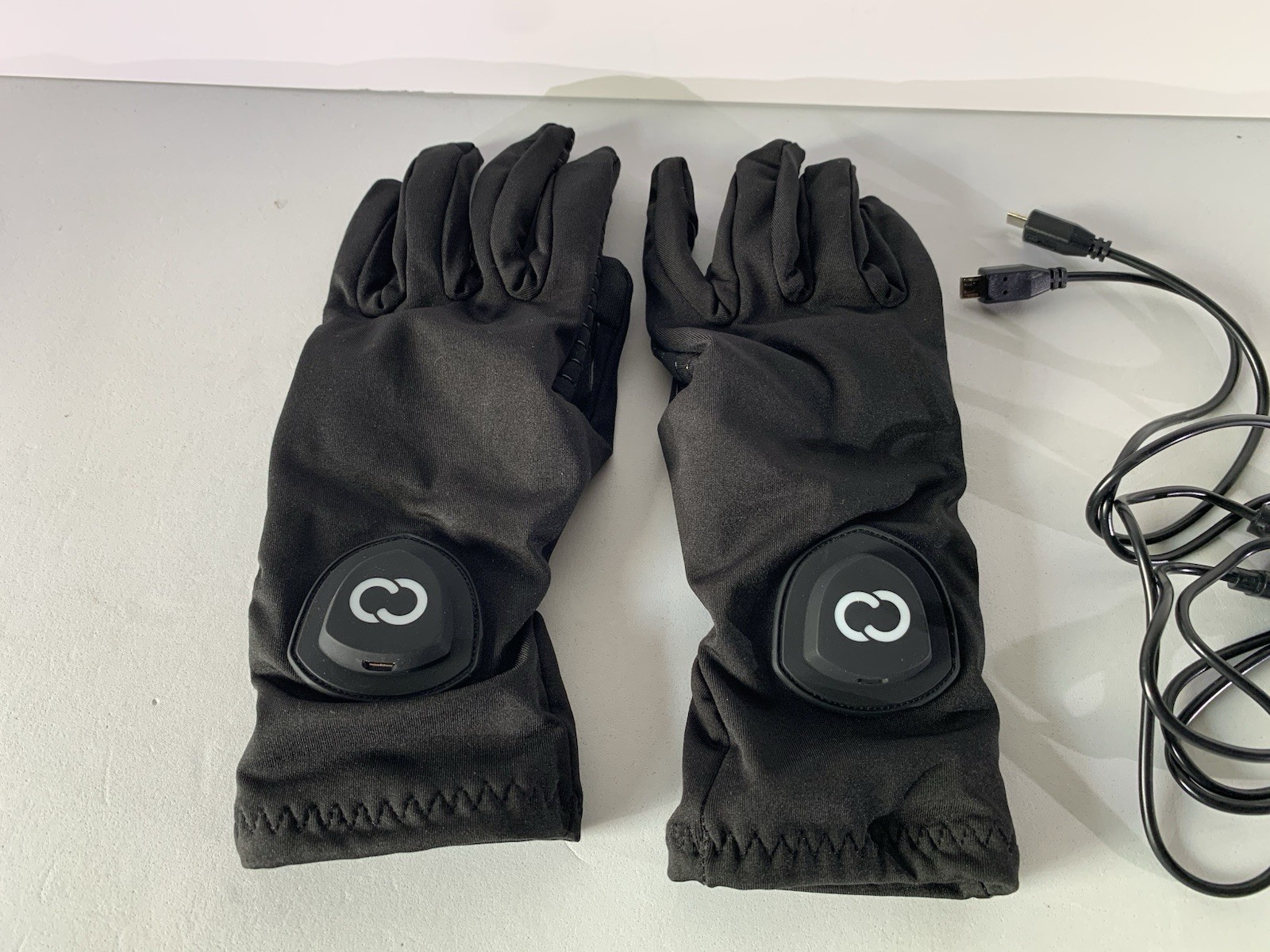 Copper Compression CopperVibe Vibration Heat Therapy Gloves Black (1 Pair)