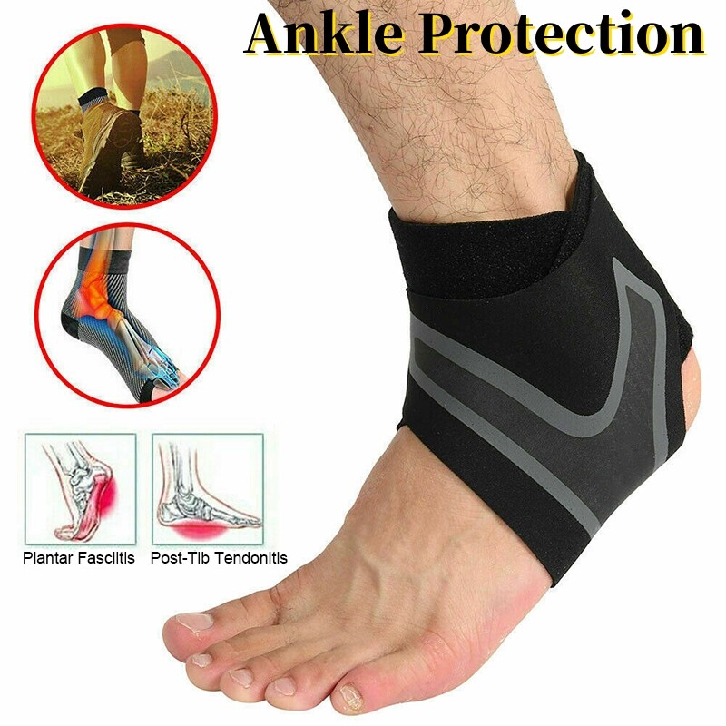 Sports Ankle Brace Support Compression Wrap Plantar Fasciitis Foot Pain Relief