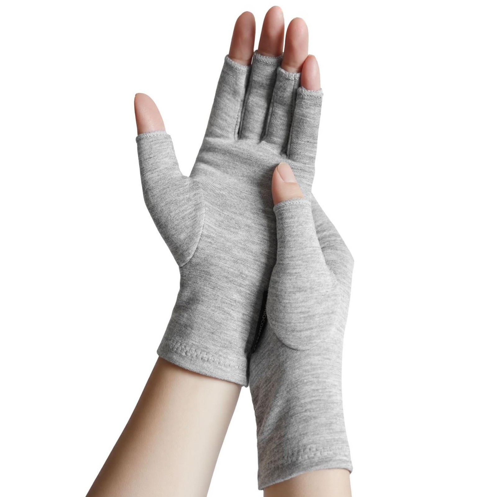 Rayon Derived from Bamboo Compression Gloves – Fingerless Arthritis & Carpal …
