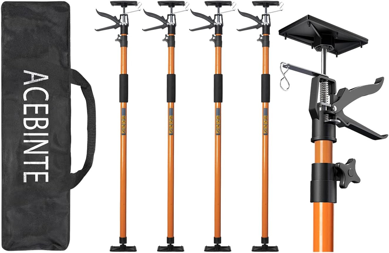 4PK Support Pole, Steel Telescopic Adjustable 3Rd Hand Support System, Support R
