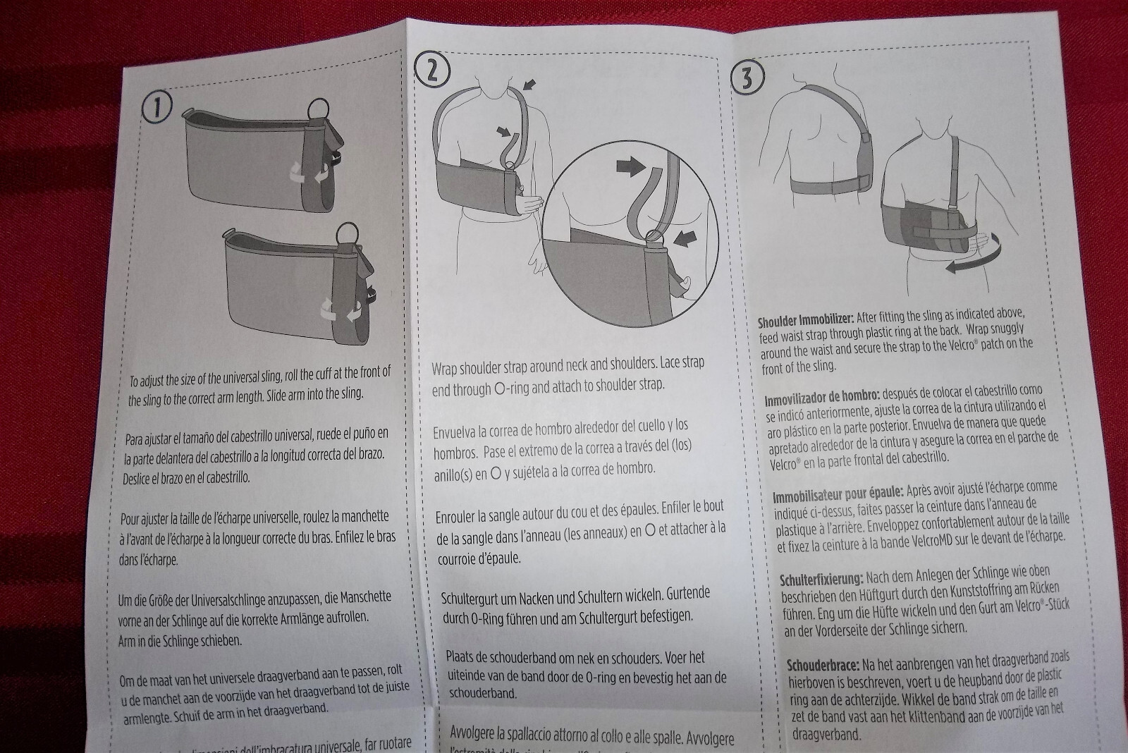 Breg Universal Size Deluxe Shoulder Immobilizer – Left/Right Straps-ROTATOR CUFF