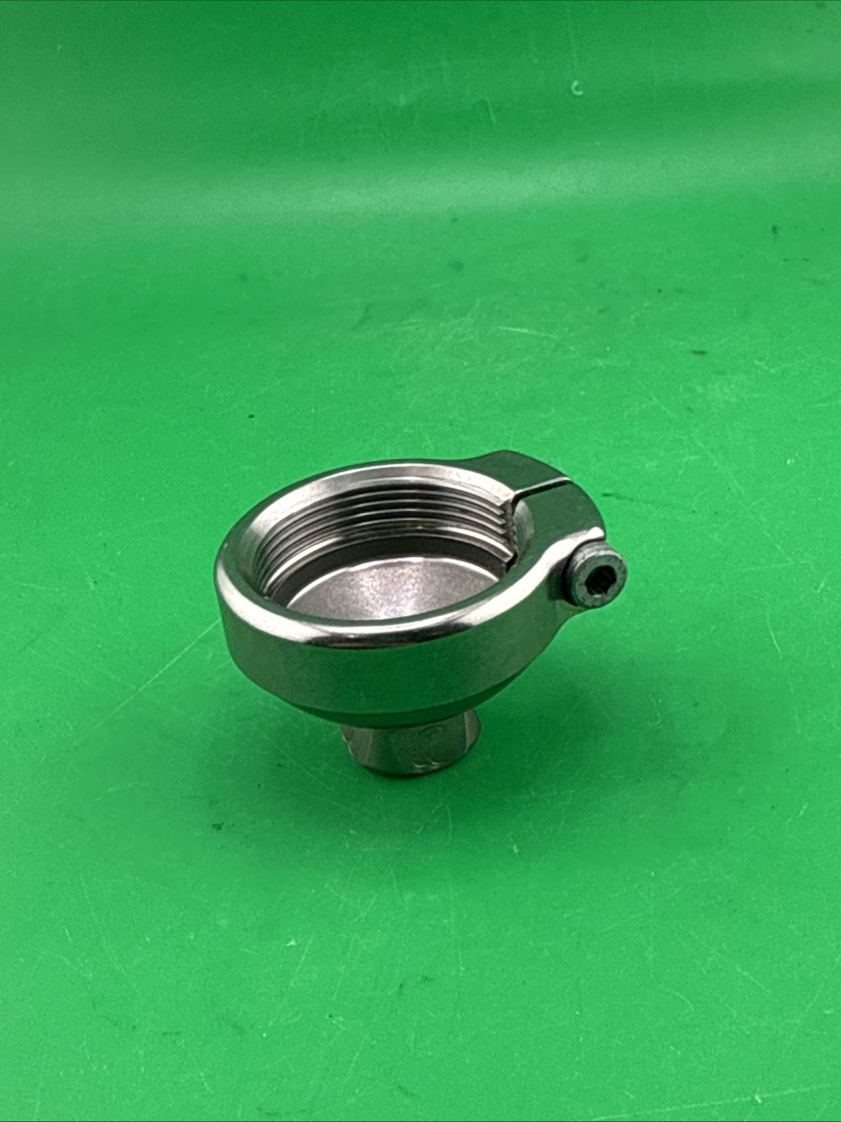 Ossur Male, Pyramid Threaded Top Prosthetic Adapter Component. Titanium.