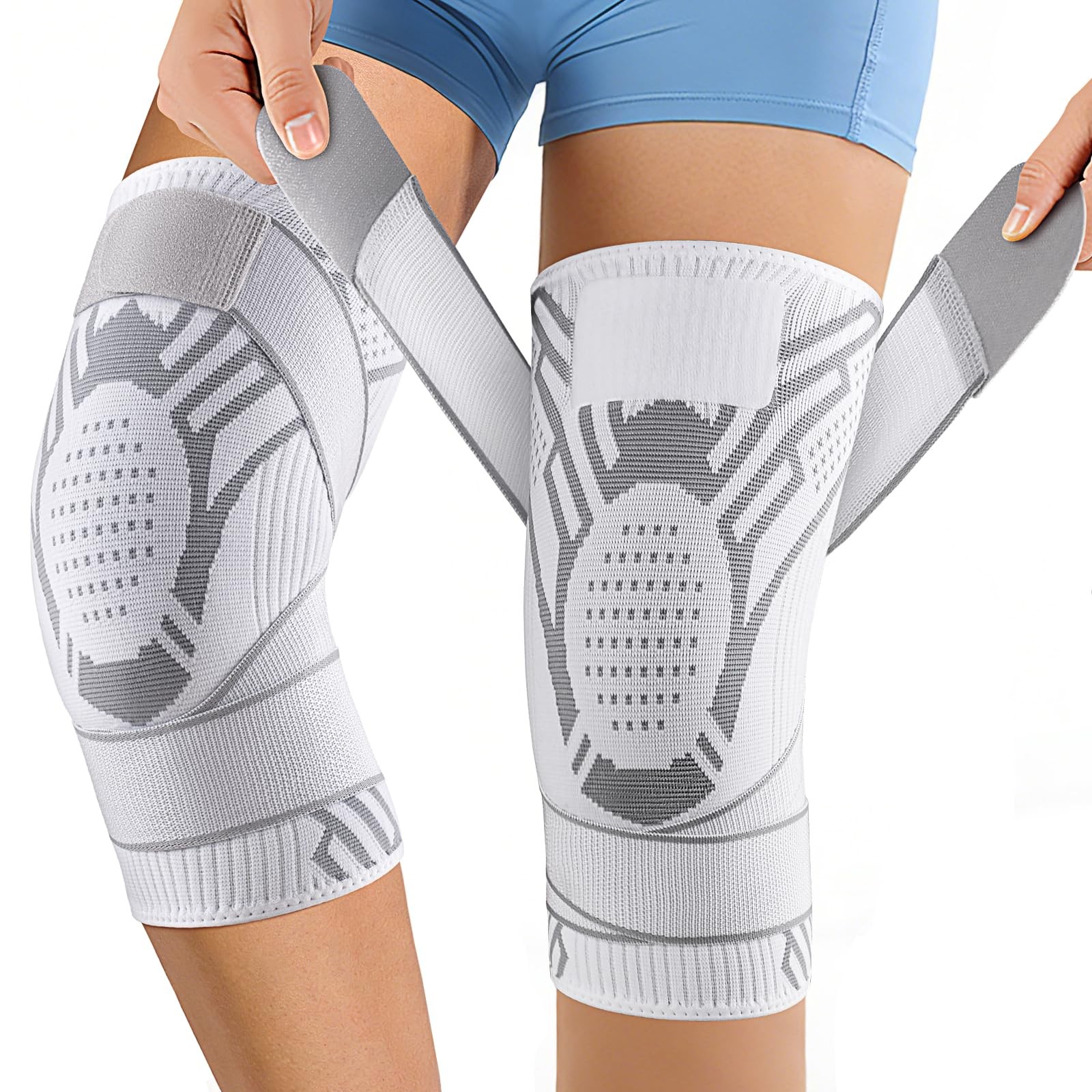 Compression Knee Brace for Women & Men,Knee Brace for Running Knee Pain, Knee…