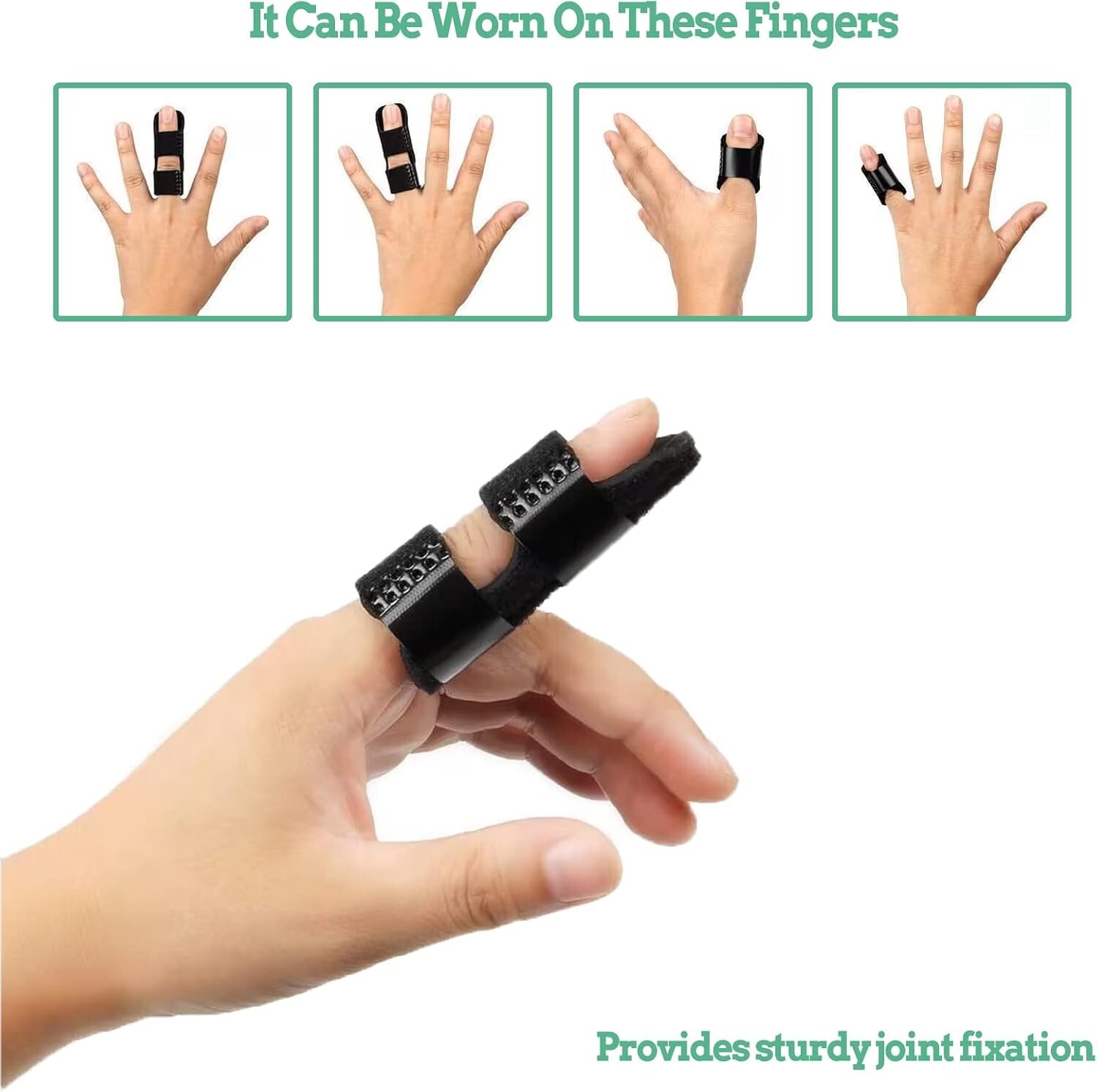 4/5 Pcs Trigger Finger Splint , Finger Brace for Straightening or Support
