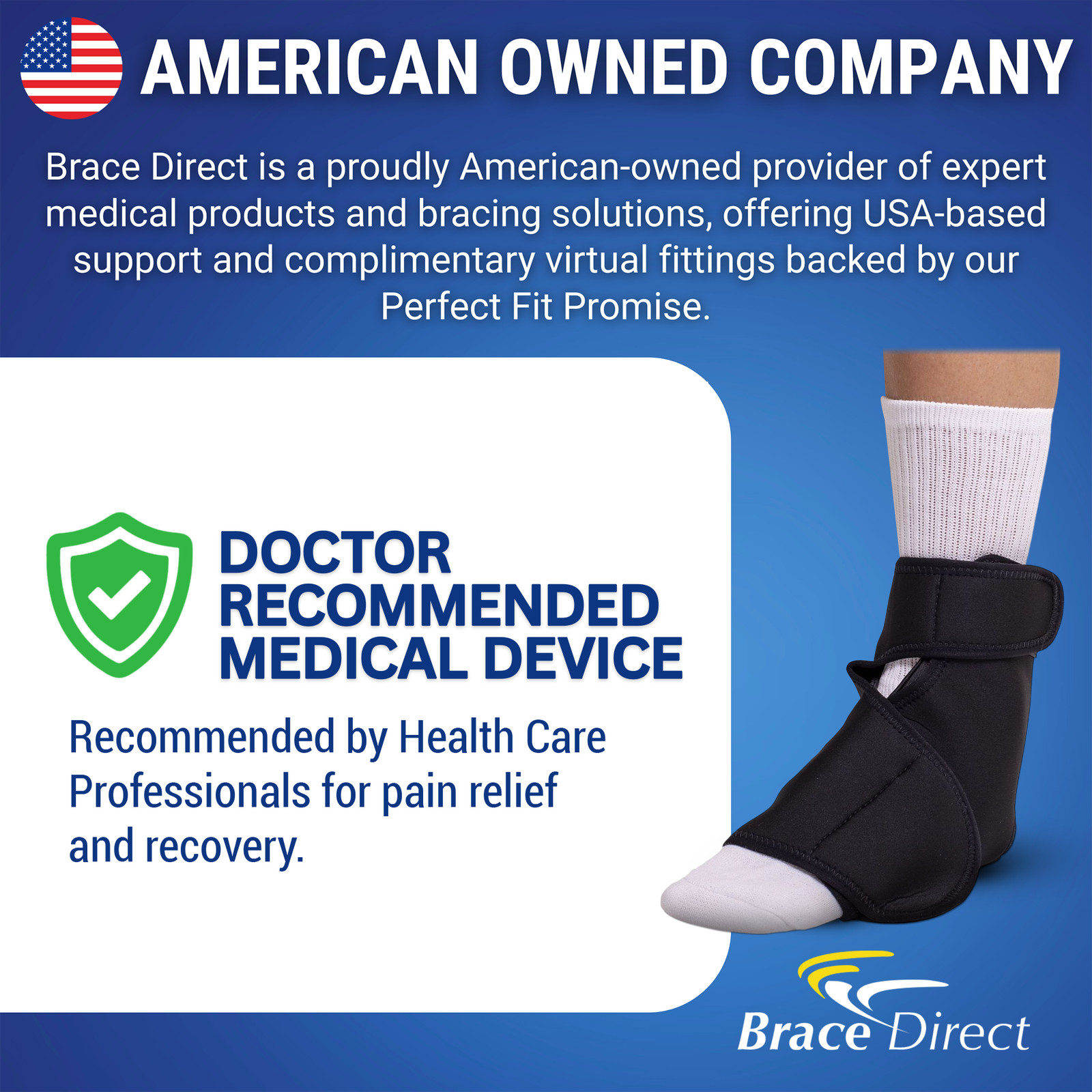 Reusable Gel Ankle & Foot Cold Wrap for Foot Pain Relief