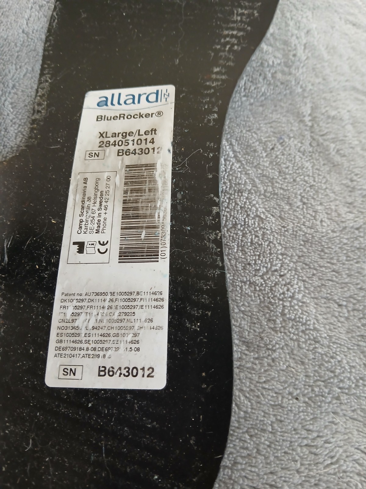 Allard Blue Rocker Toe Off Extra Large Lot Of 3 Assorted No Pairs Damage