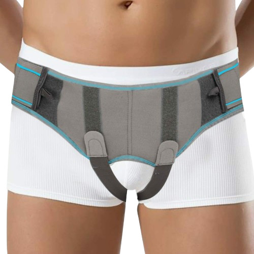 Double Inguinal Hernia Pain Relief With Two Removable Compression Pads