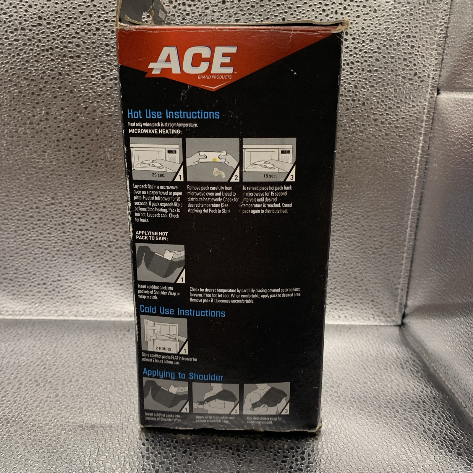 ACE ADJ Reusable Shoulder Wrap Therapy & Under-arm Strap Only For These 2 Parts