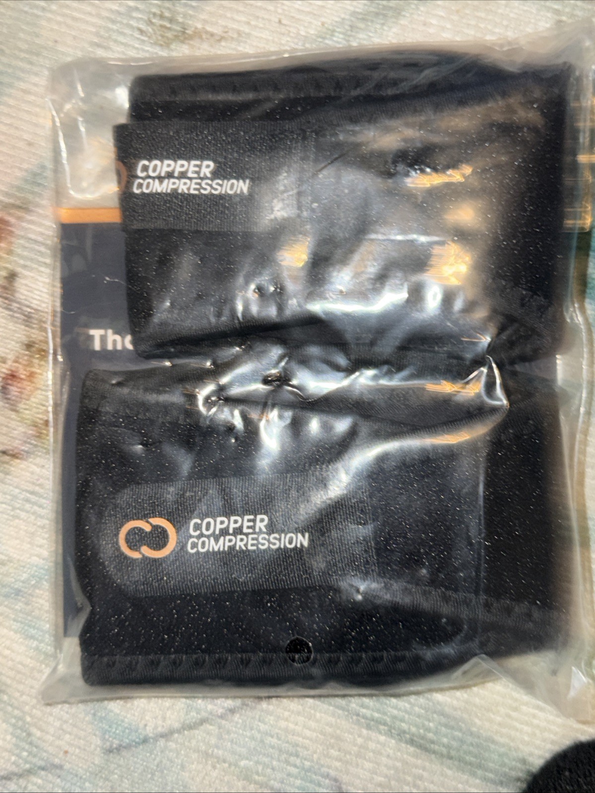 Genuine and Copper Compression Arch Support New Sealed 1 Pair Black Works Well