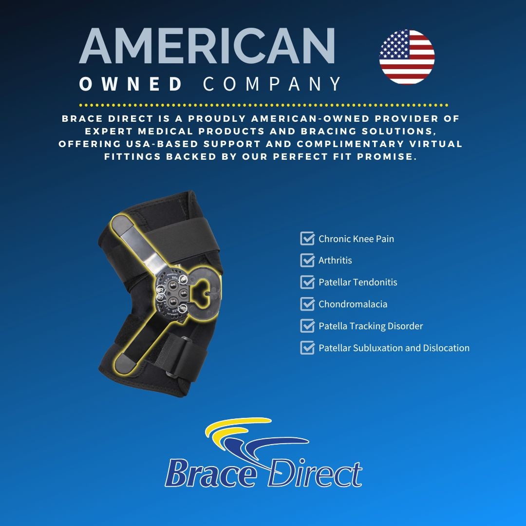 Internal Deluxe ROM Hinged Knee Brace with Compression Wrap and Open Patella