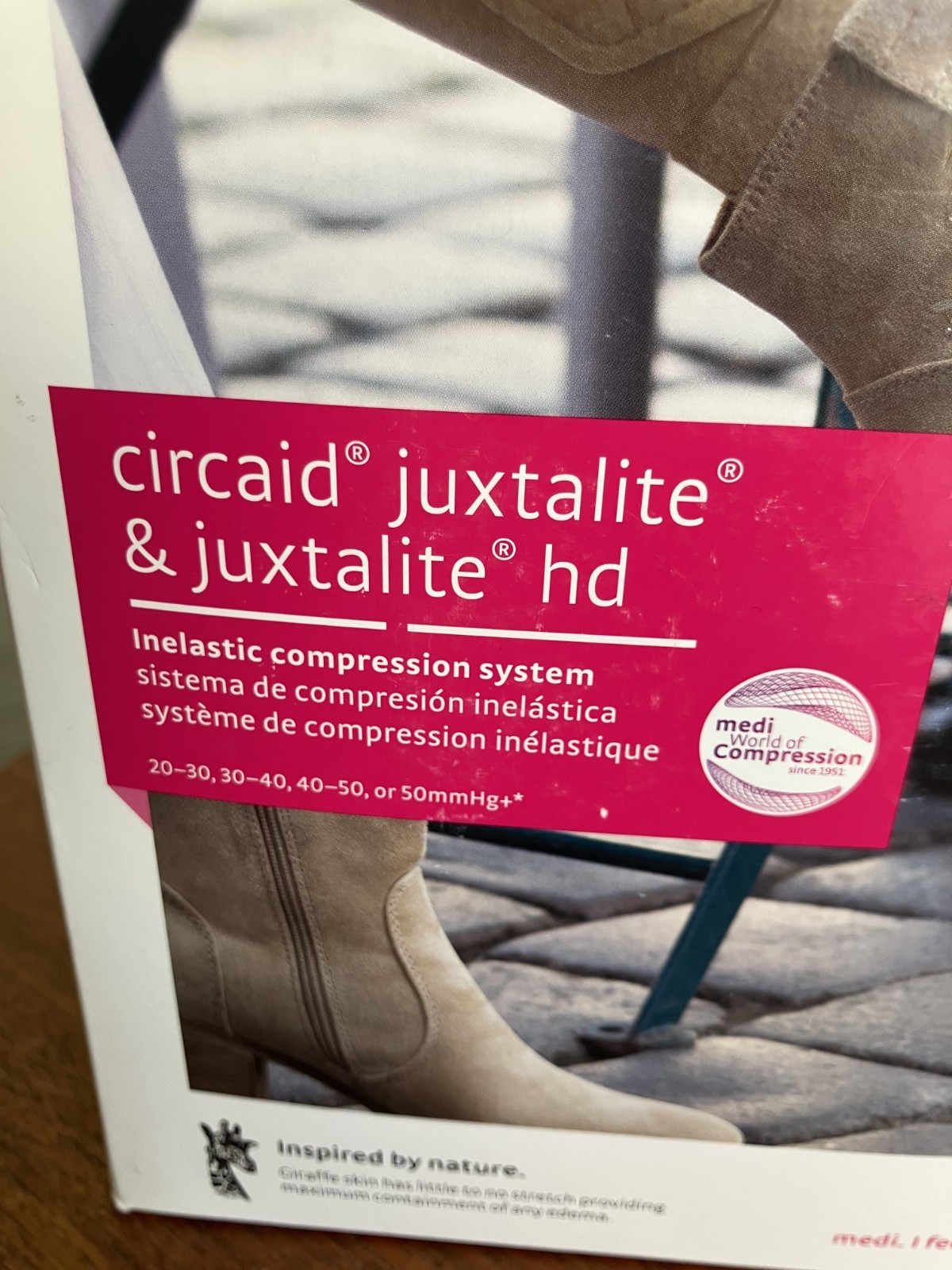 New Medi Circaid Juxtafit Essentials Lower Leg Compression Wrap Large FC Long