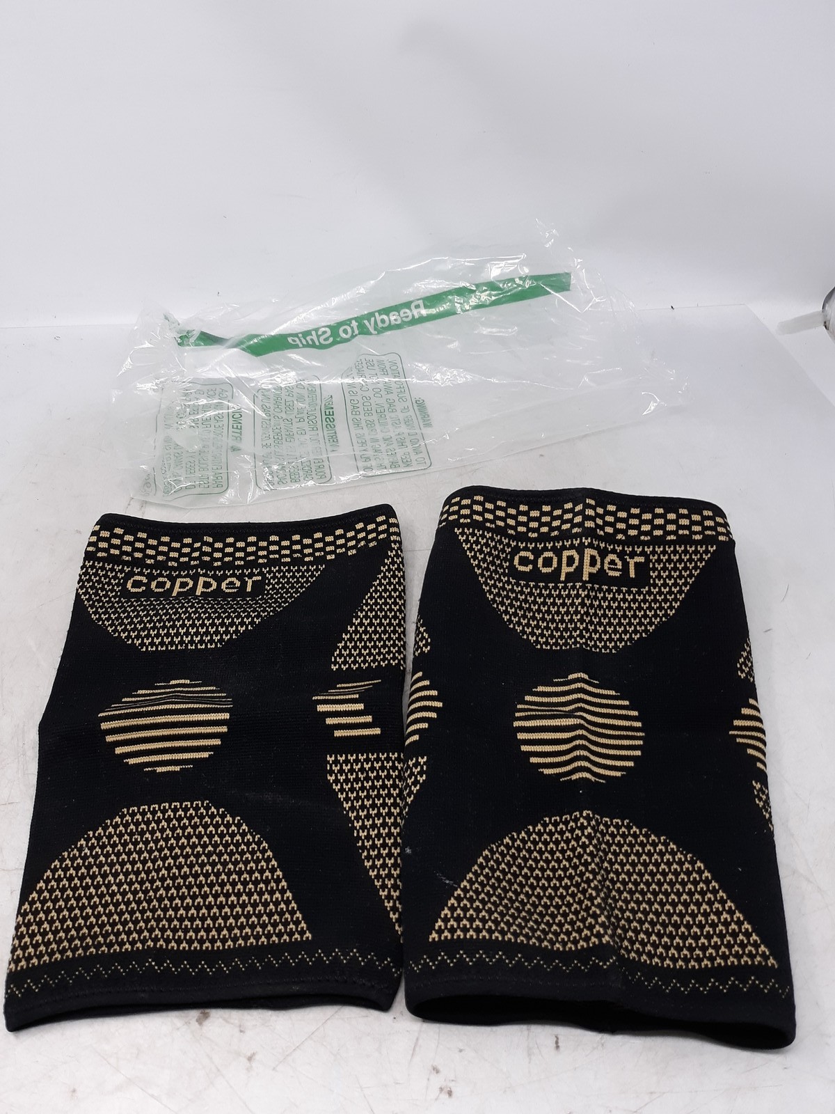 Copper Compression Knee Sleeve Brace Support Leg Pain Relief – 1 Pair