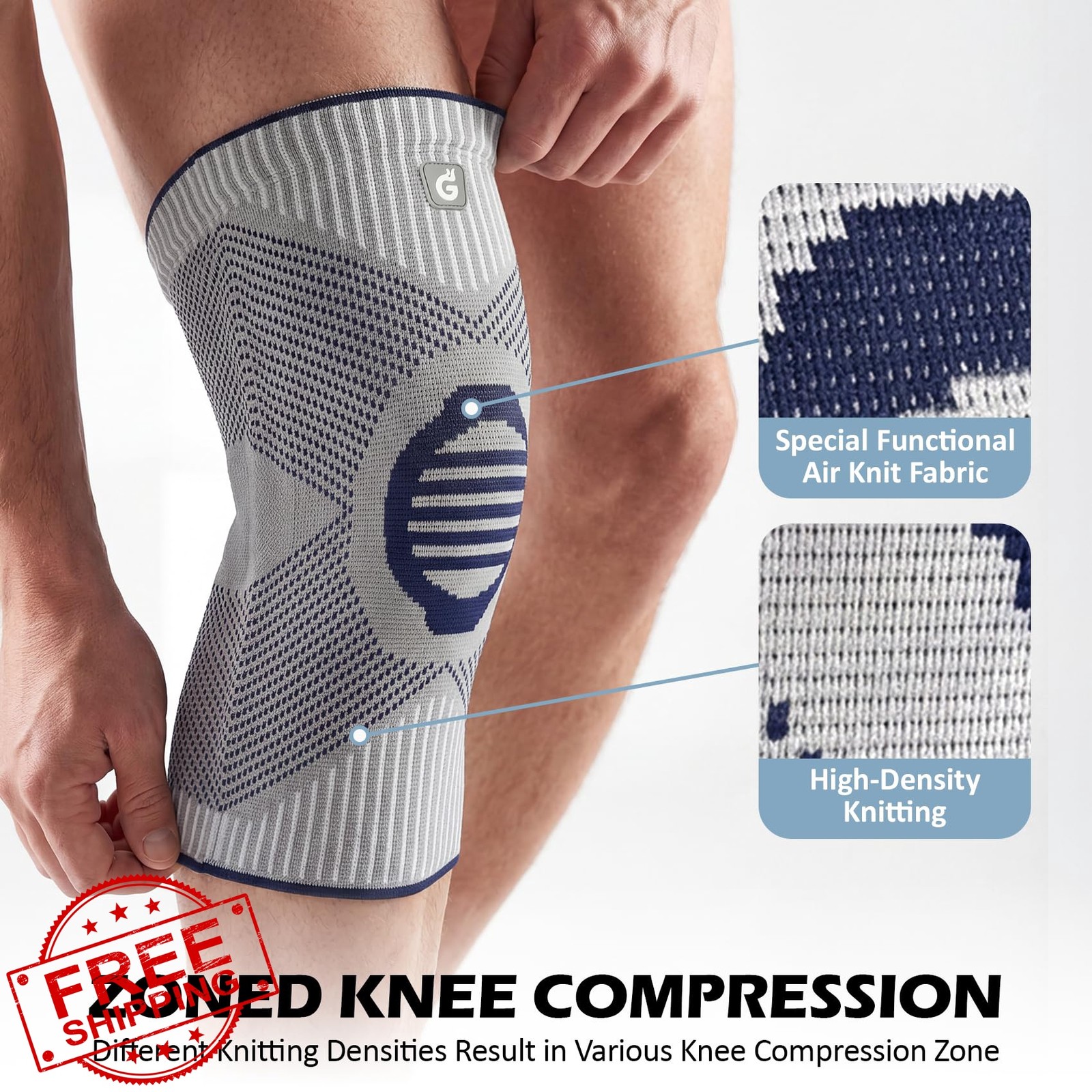 GOOGAH Knee Brace Small Blue