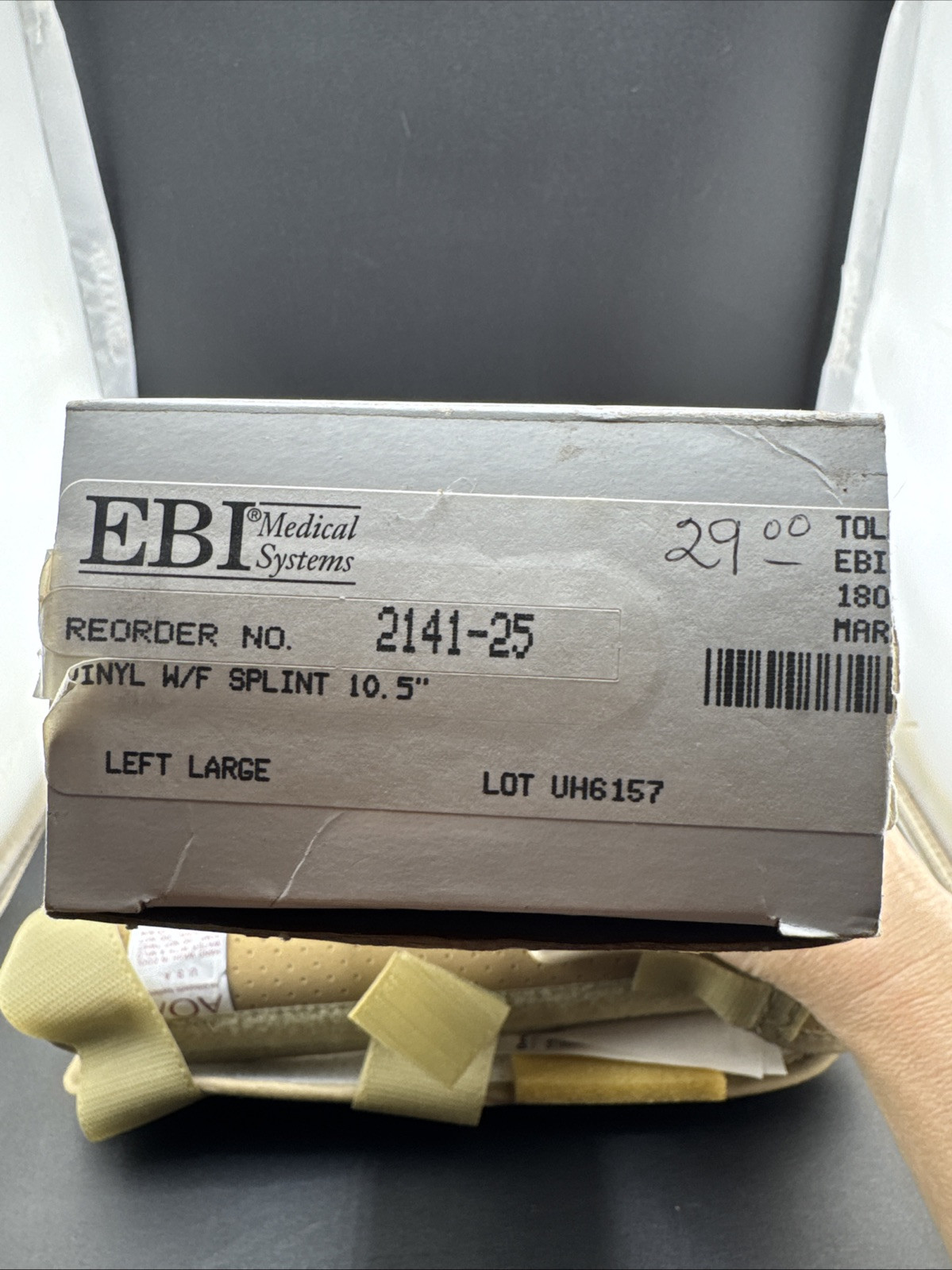 AOA KIRSCHNER MEDICAL CORP LEFT LG WRIST SPLINT📦