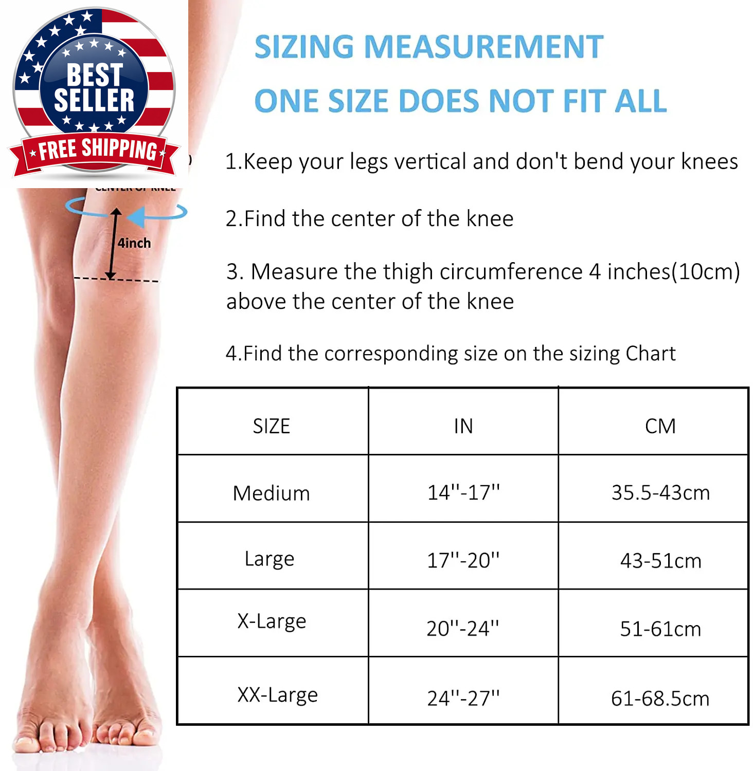 Knee Braces for Pain Men & Women with Patella Gel Pad Side Stabilizers, Arthriti