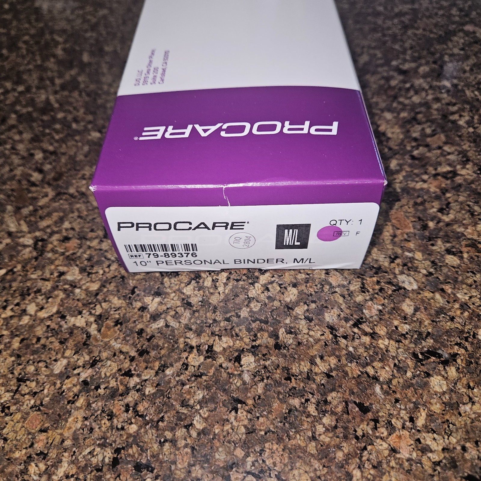 PROCARE 10″ Personal Binder Abdominal Elastic M/L 10″ 79-89366 – New In Box