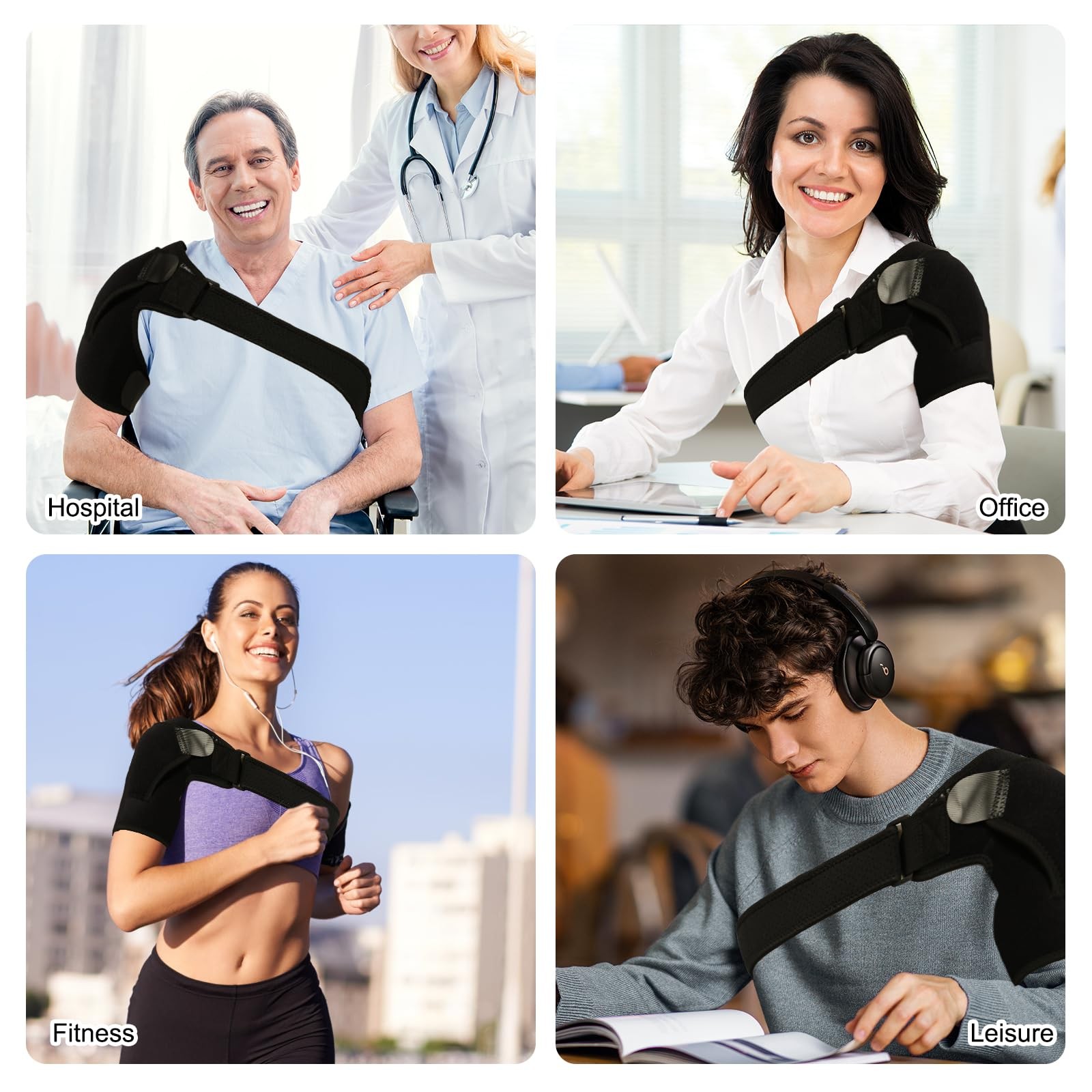 Shoulder Brace Rotator Cuff Men Women Torn Shoulders Relieve Joint Pain Relief