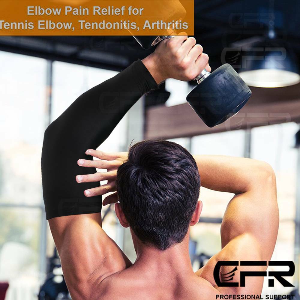 Hot Elbow Support Brace Copper Compression Sleeve Joint Gym Arthritis Arm Sports