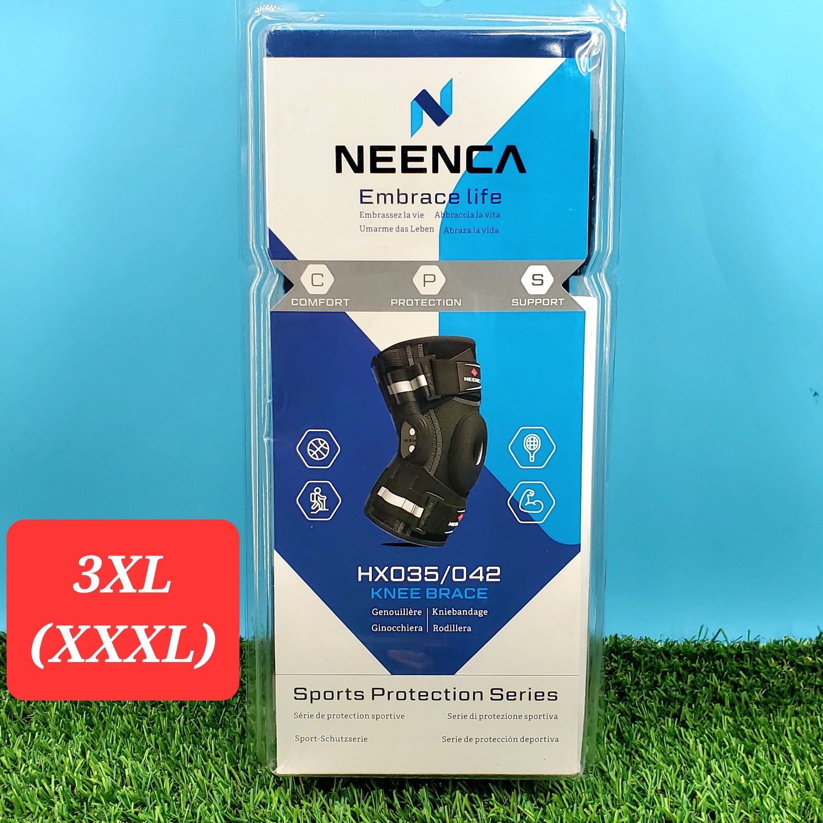 (3XL – XXXL) NEENCA Knee Brace Knee Pain Hinged Knee Support Large HX035/042