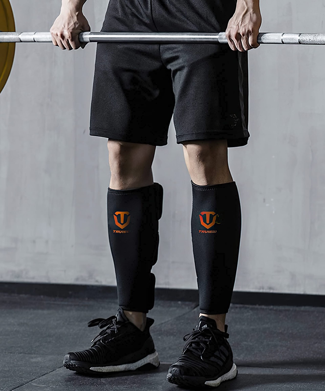 Deadlift Shin Guards 5mm Neoprene Calf Support Brace for Weightlifting Training
