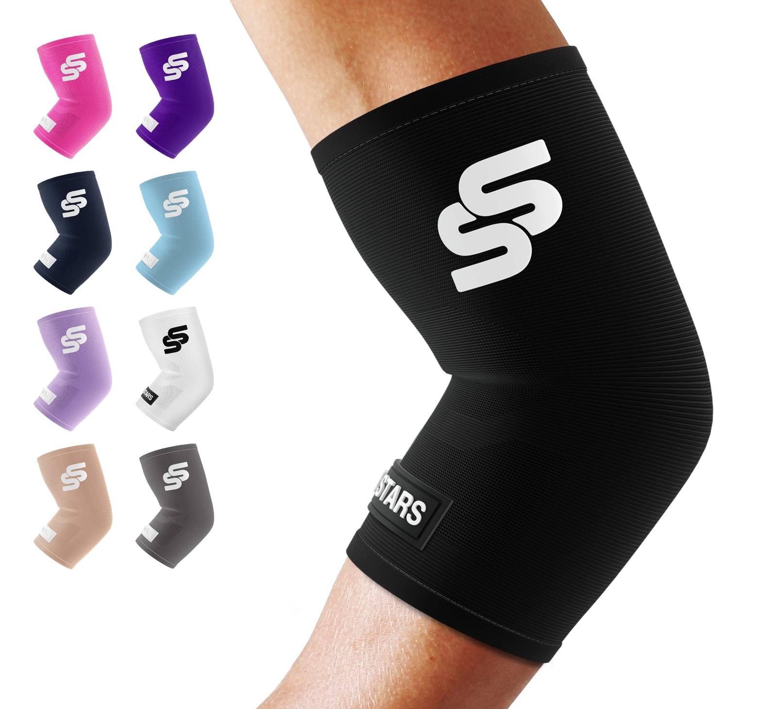 Sleeve Stars Elbow Compression Sleeve for Women & Men Tendonitis Elbow Brace …