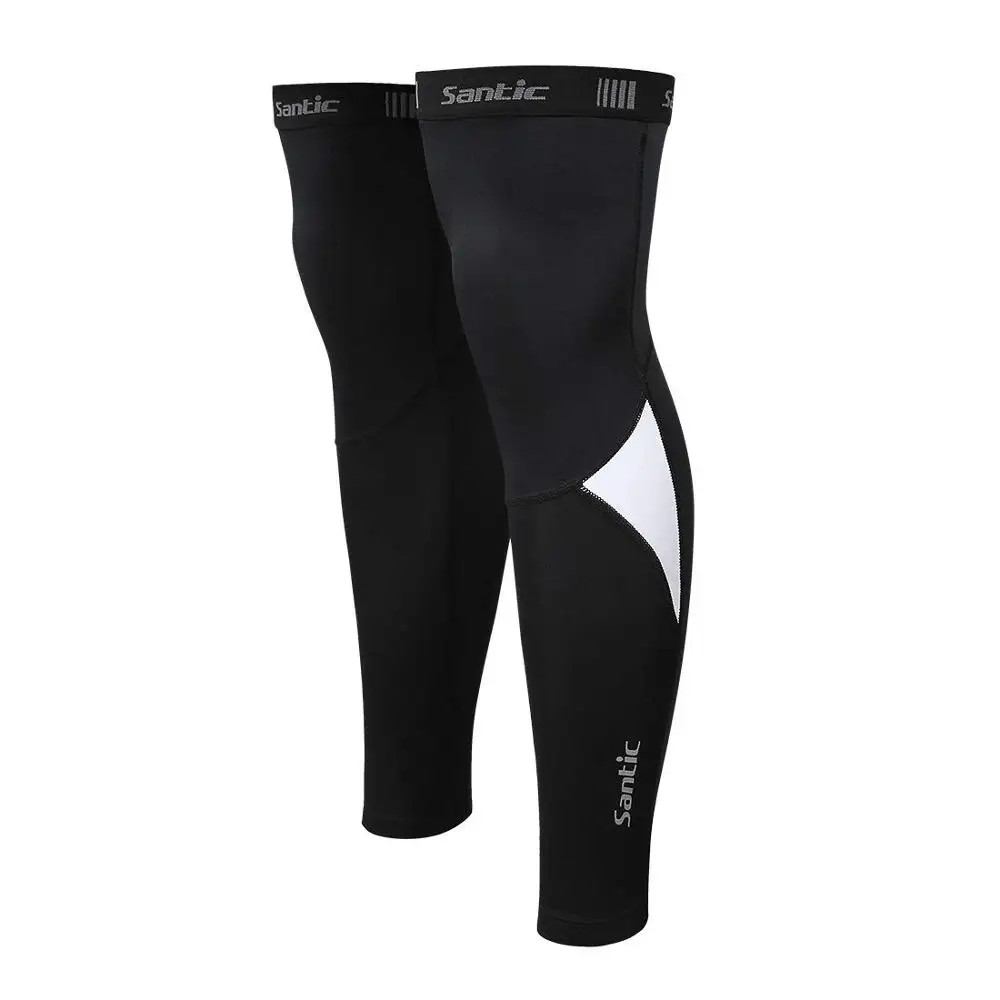 Cycling Leg Warmers Thermal Fleece Windproof Soft Shell Knee Sleeves Brea