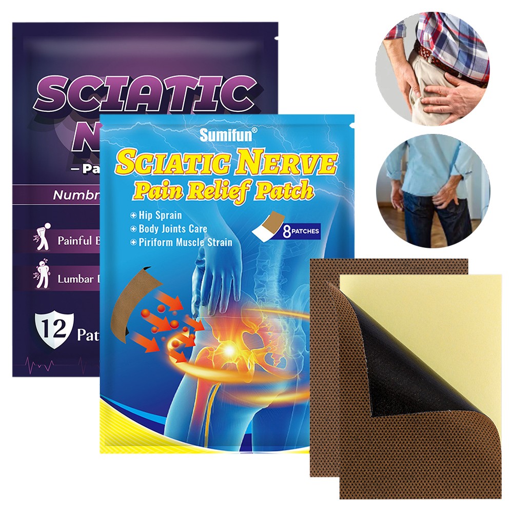 1-3X Analgesic Adhesive Plaster Sciatic Nerve Relief Adhesive Patch Breathable