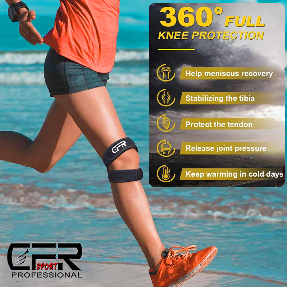 Knee Brace Support Patella Gel Strap Sport Joint Pain Relief Arthritis Running