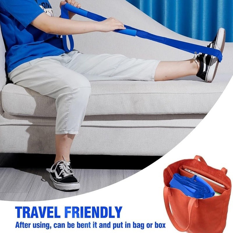 Leg Lifter Strap Hip Replacement Surgery Mobility Aid Ergonomic Design 42 Inch