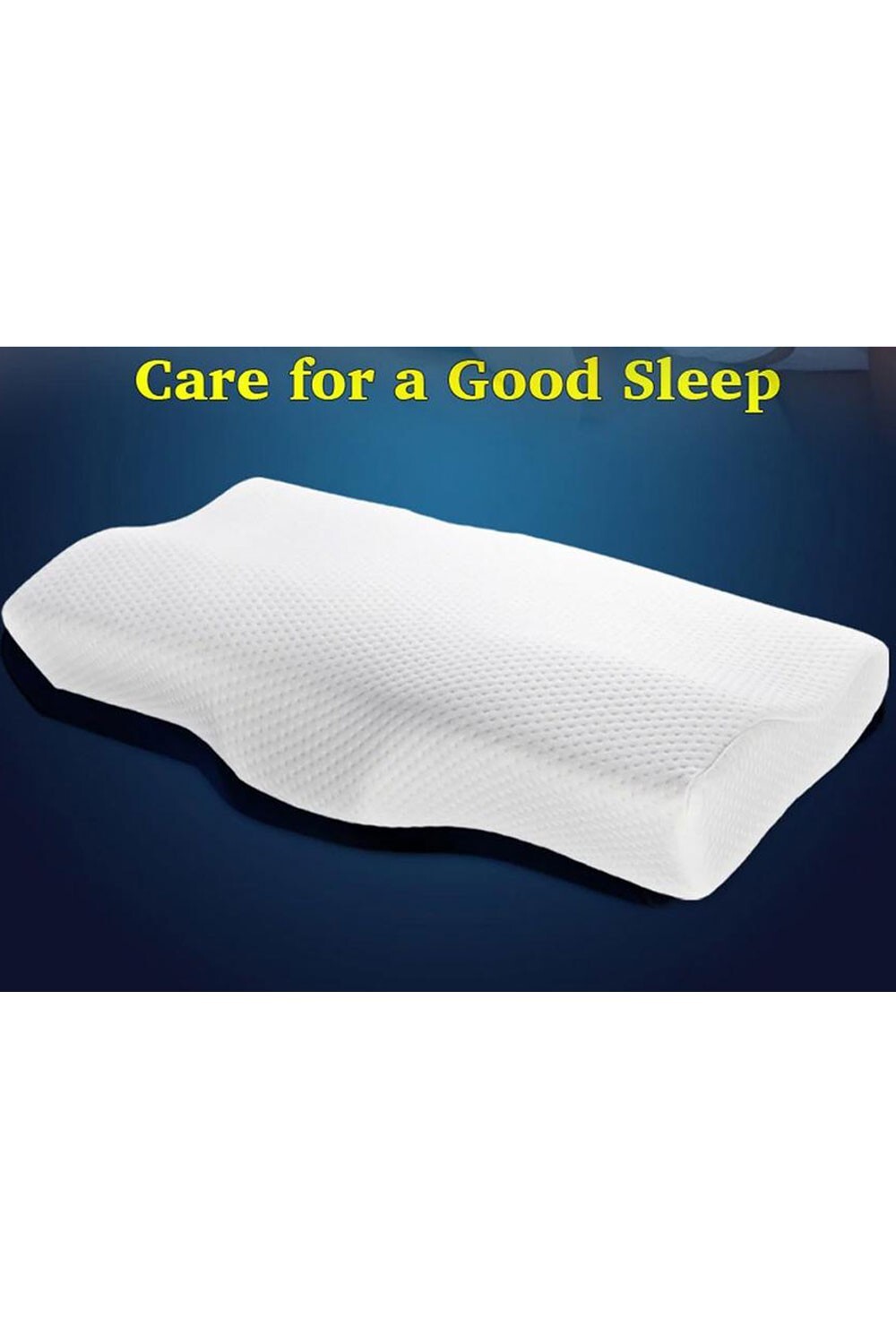 Memory Foam Neck & Shoulder Pain Relief Comfort Pillow