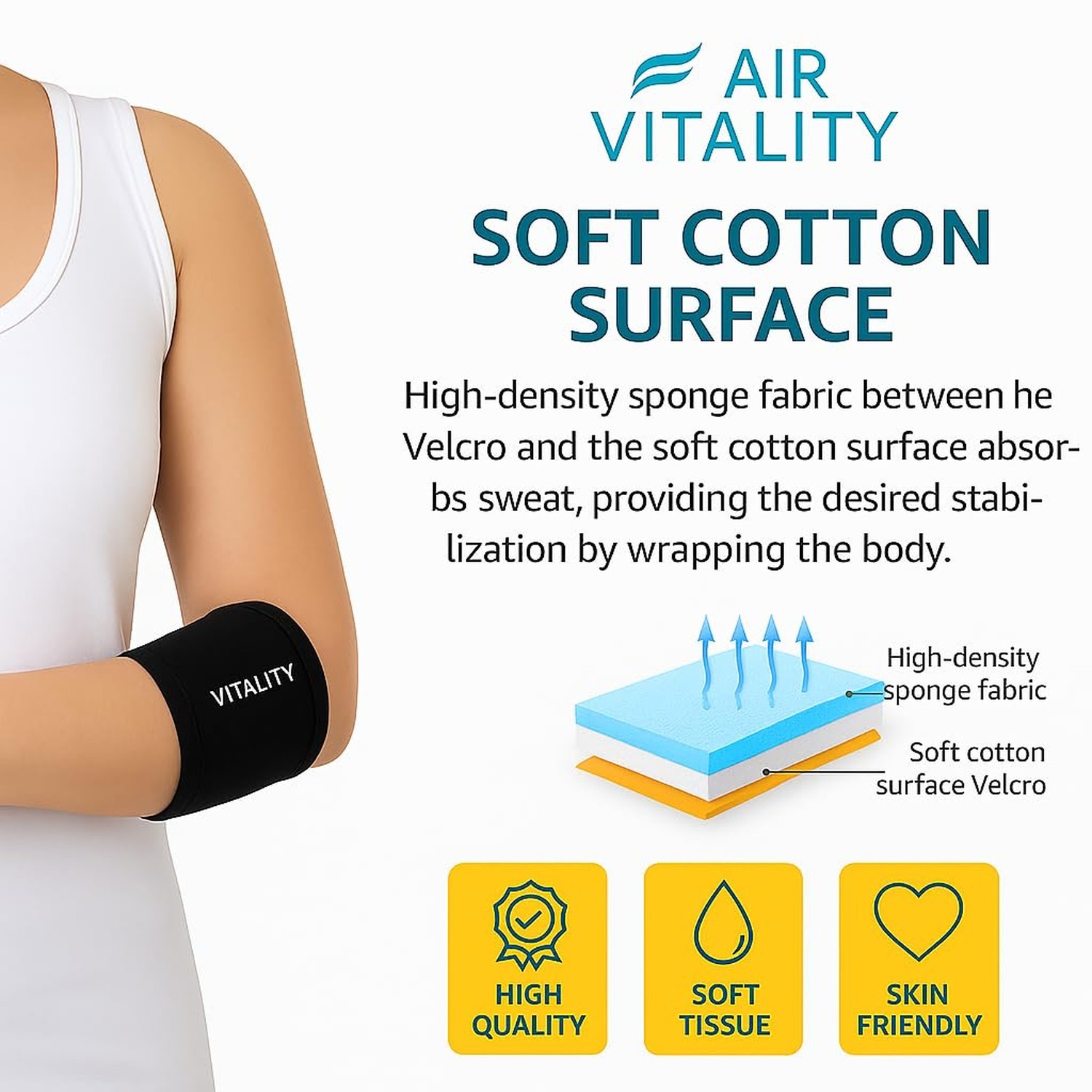 Tennis Elbow Brace for Men & Women – Elbow Support Strap for Tendonitis, G