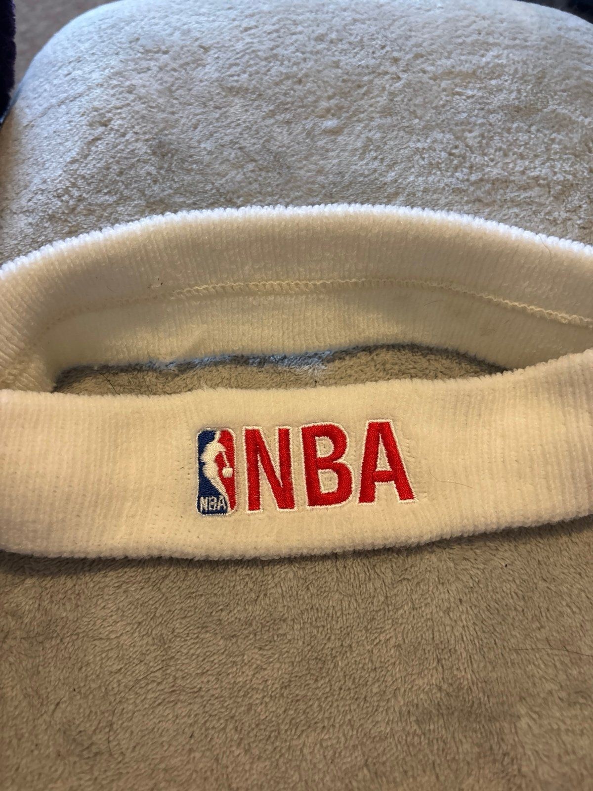 Official Spalding NBA Basketball Sweatband Headband White Red Blue
