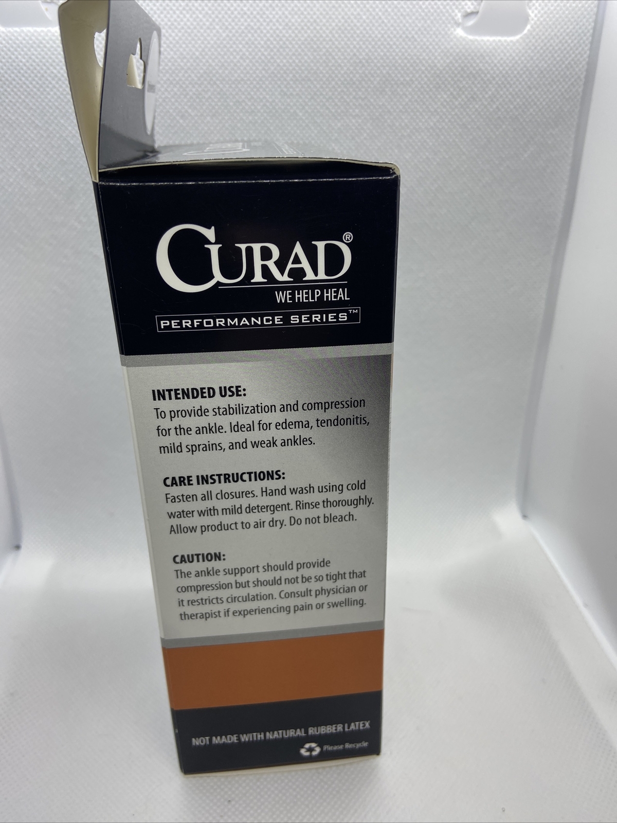 Curad Figure 8 Wrap Ankle Support Medium Universal, New In Box, Free Shipping