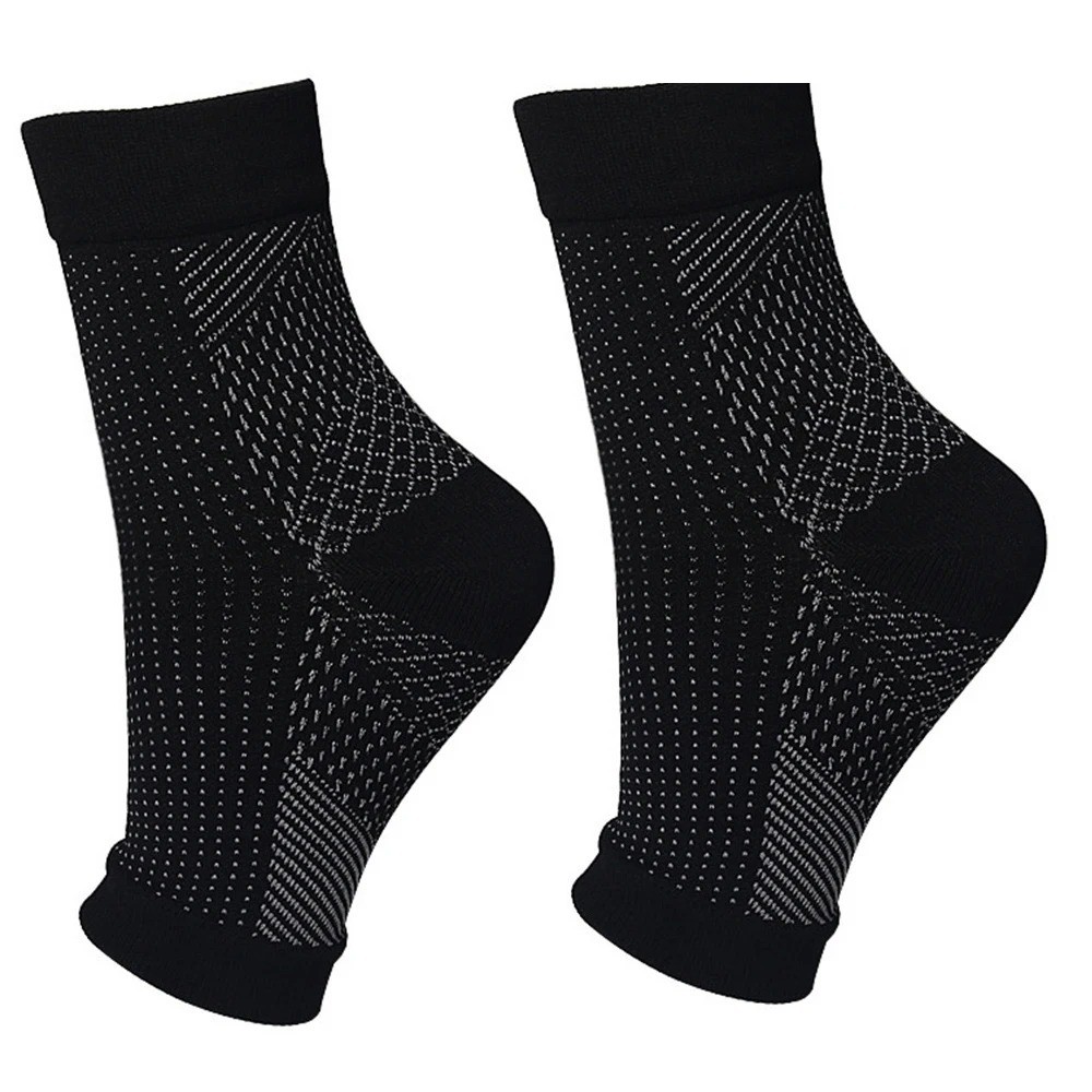 2 x Plantar Fasciitis Compression Socks Heel Foot Arch Pain Relief Support Pair