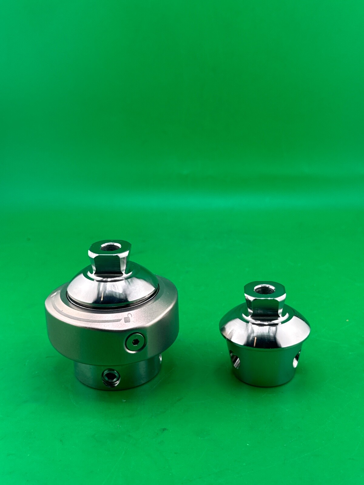 Prosthetic quick change release adapter w/ extra male pyramid insert. New