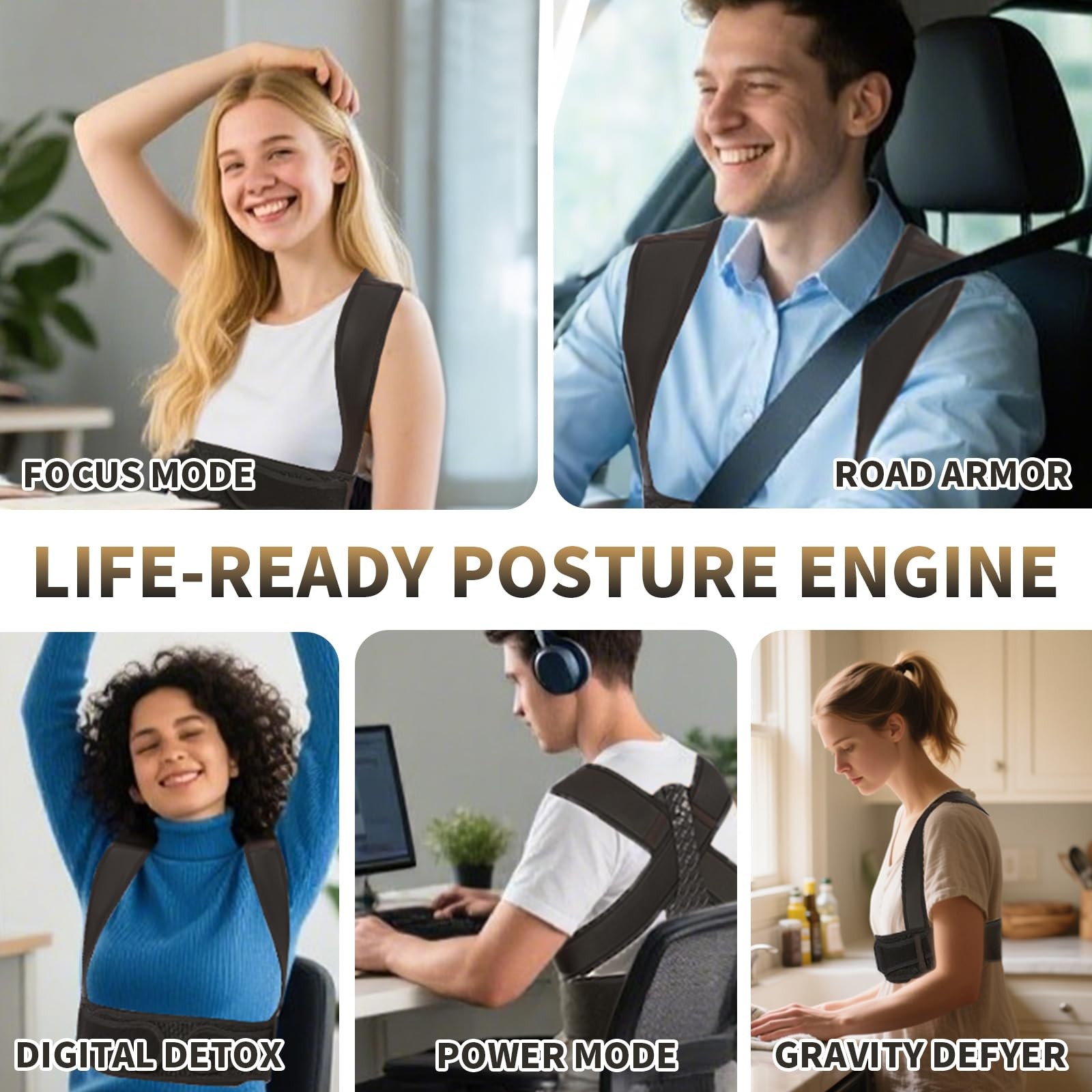 Posture Corrector for Women and Men Back Brace for Women Back Straightener fo…