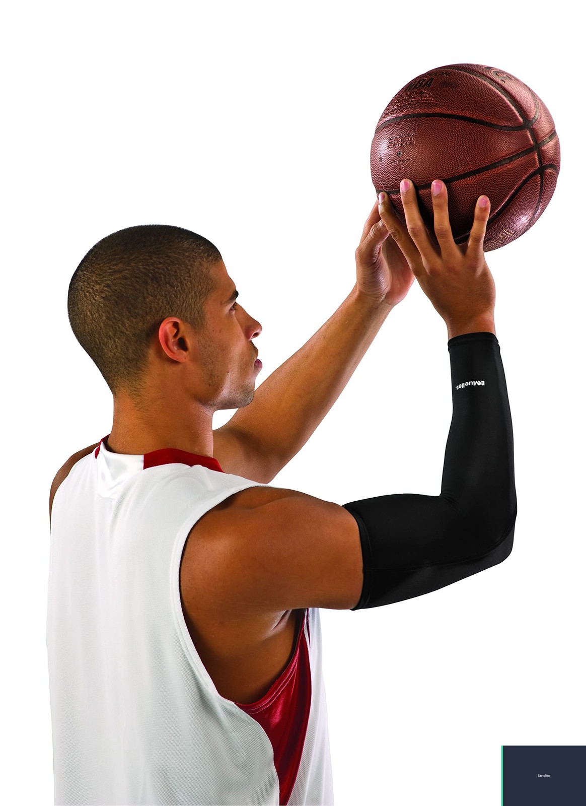 Compression Elbow Sleeve Black Support One Size Fits 14-18 Inches