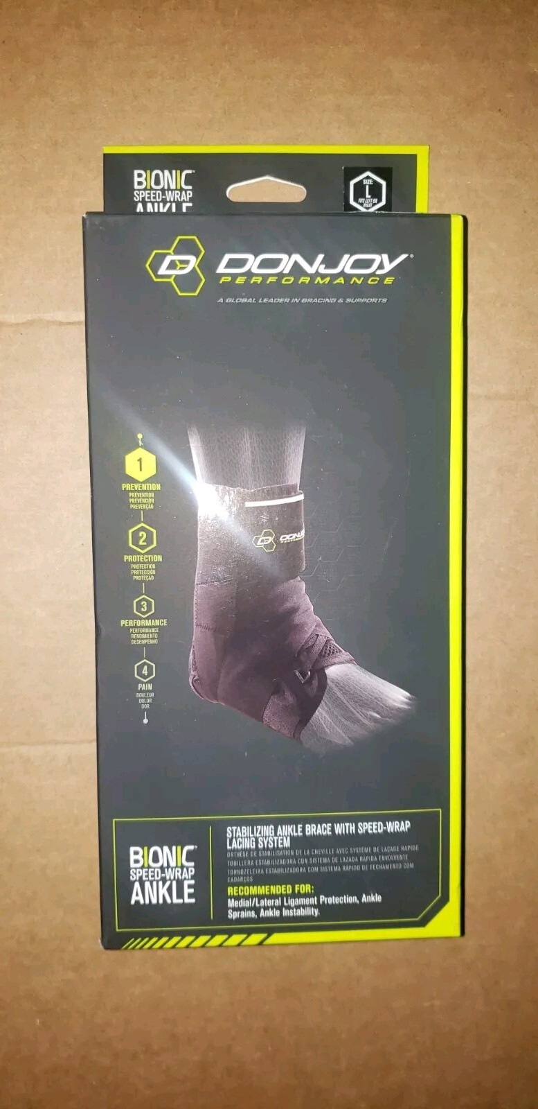 DonJoy Performance BIONIC Speed-Wrap Ankle Large