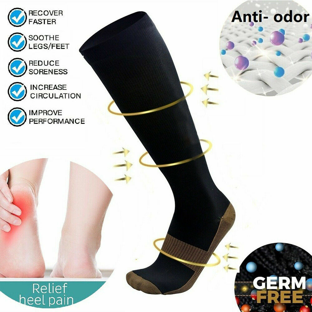 Best Compression Socks Medias de compresion Calf Shin Leg Men Women Cross Fit