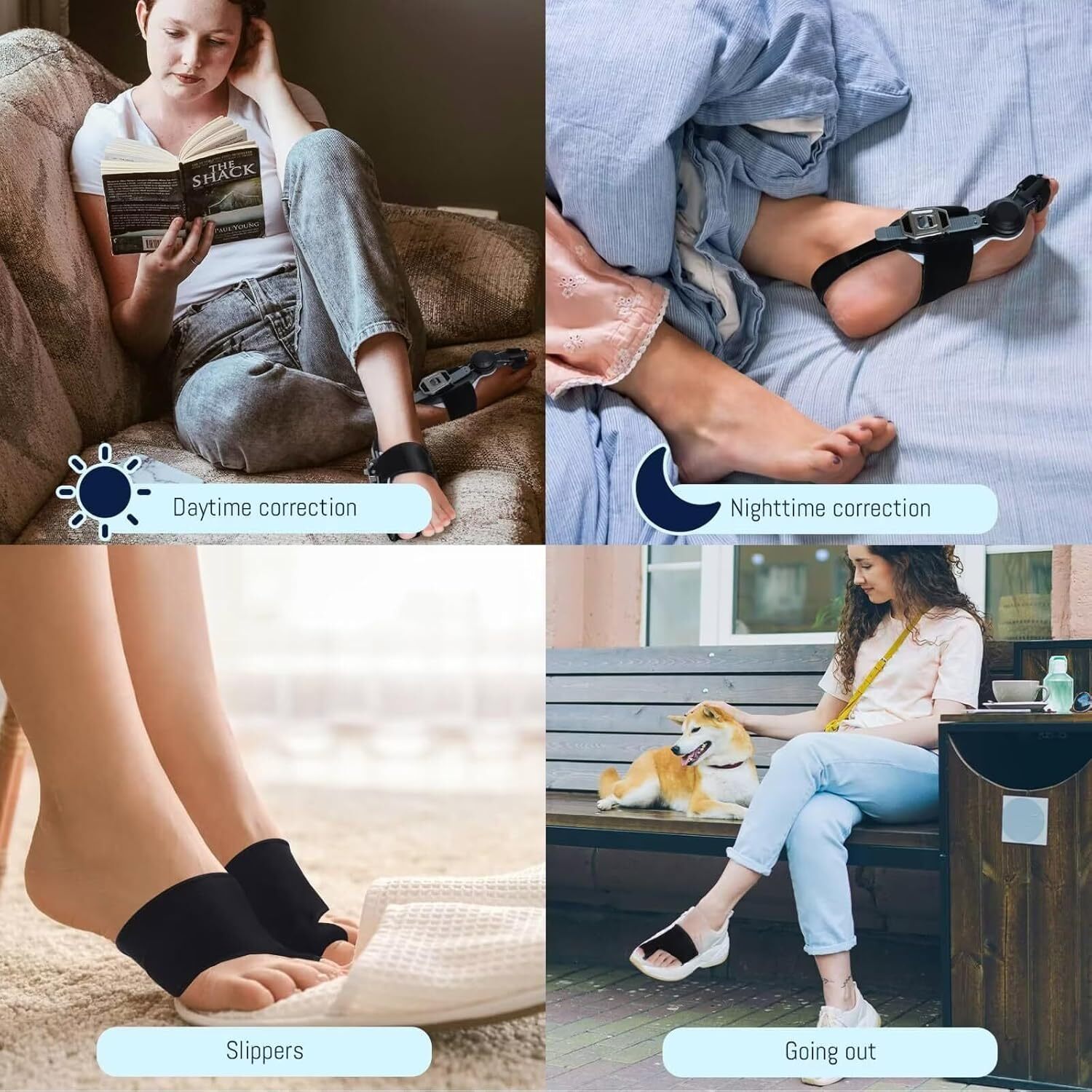 Adjustable Hallux Valgus Bunion Corrector Splints Straightener Big Toe Corrector
