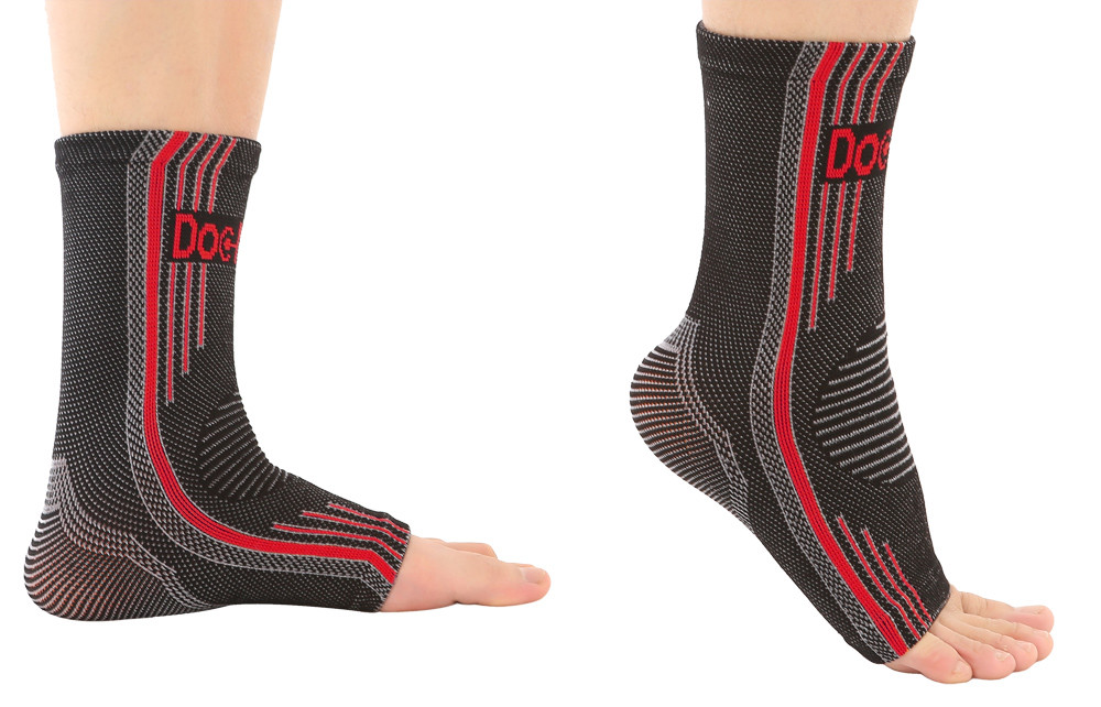 Doc Miller Ankle Sock Compression Brace Sleeve Plantar Fasciitis Tendonitis Spur
