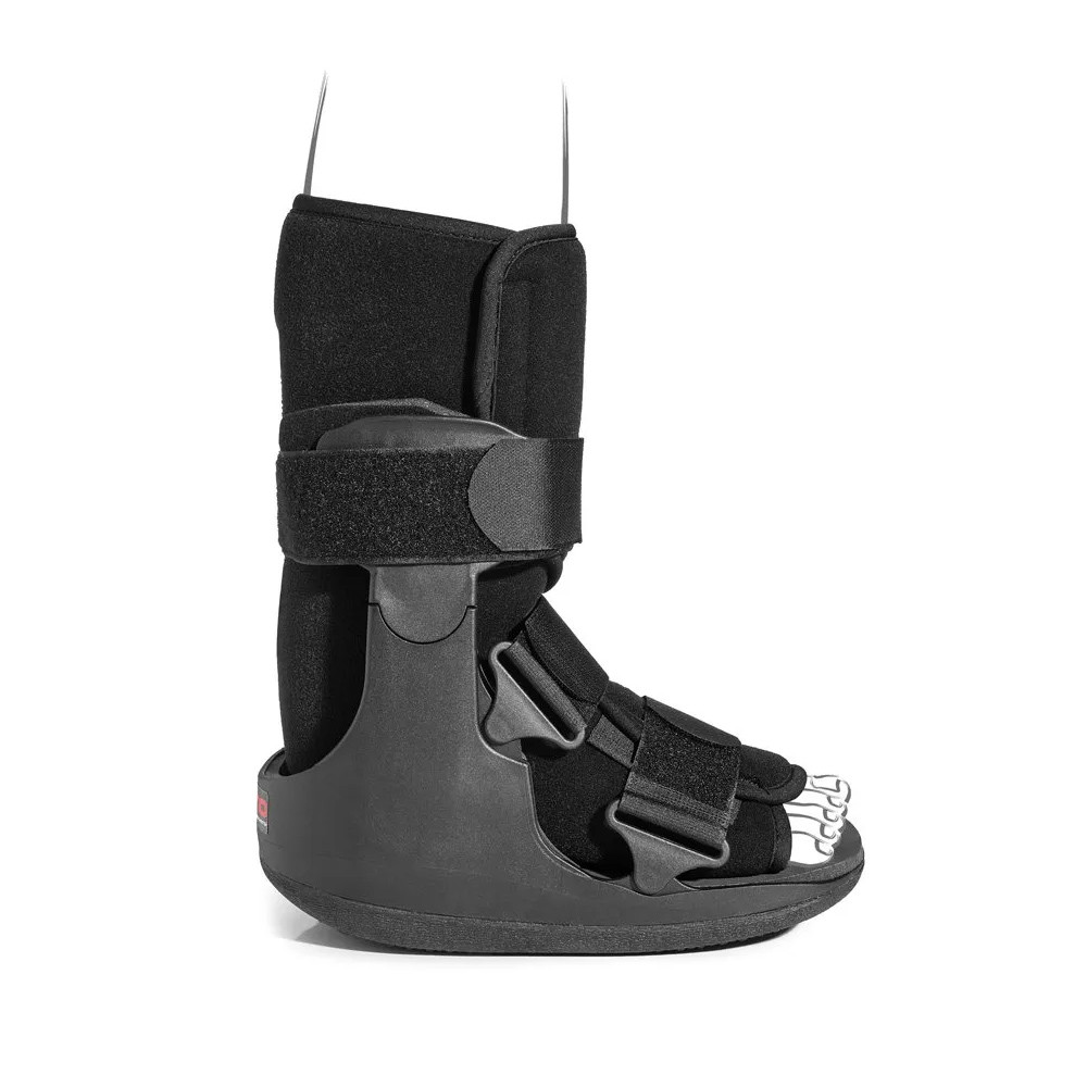 Tenortho Agile Short Hard Ankle Boot Brace for Tarsal Shin Black