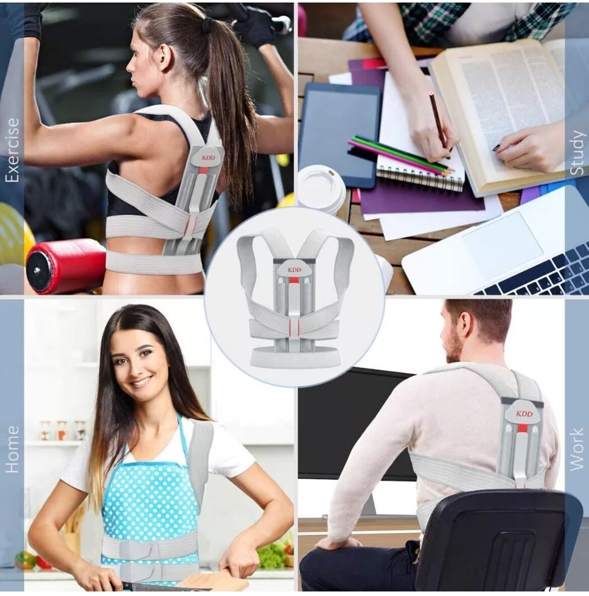 3 Pack Back Posture Correctors With S, M, L for Women, Men, Teen