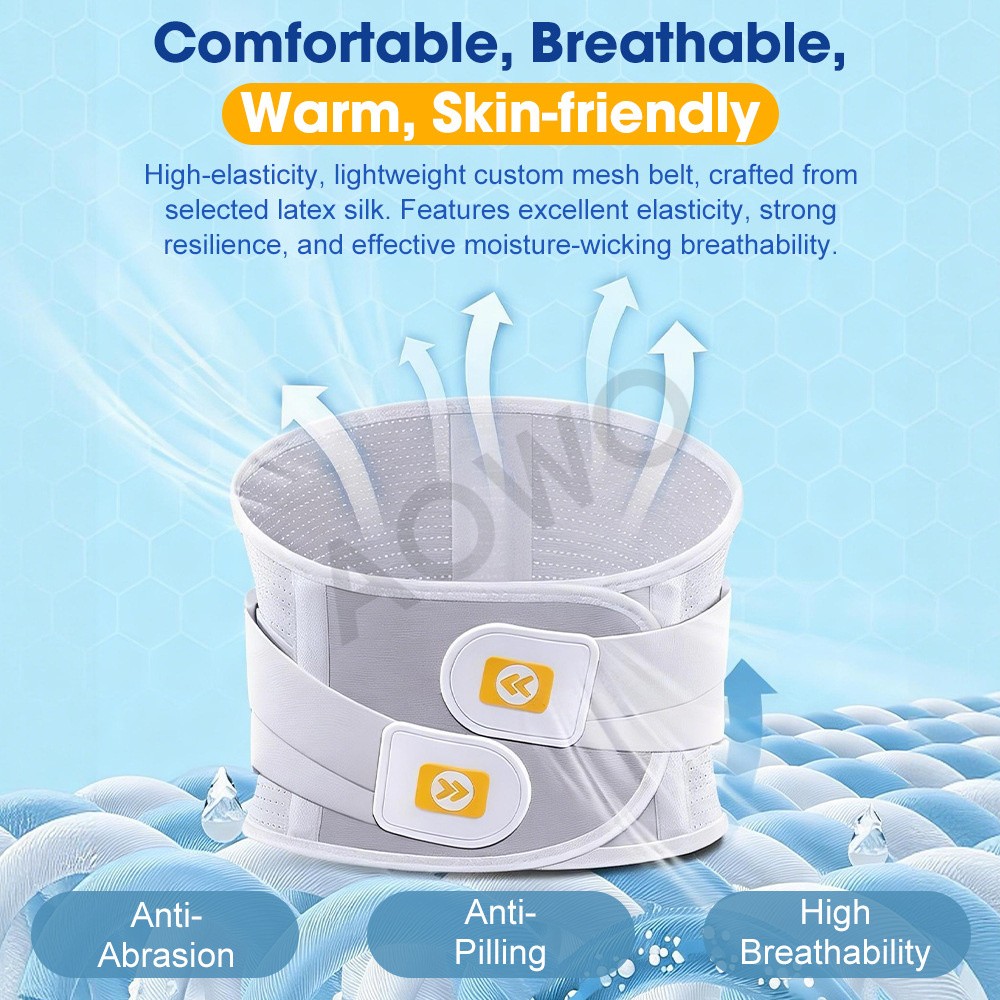 Medical-Grade Lumbar Support Belt for Back Pain Relief with Steel Plates、M-XXL