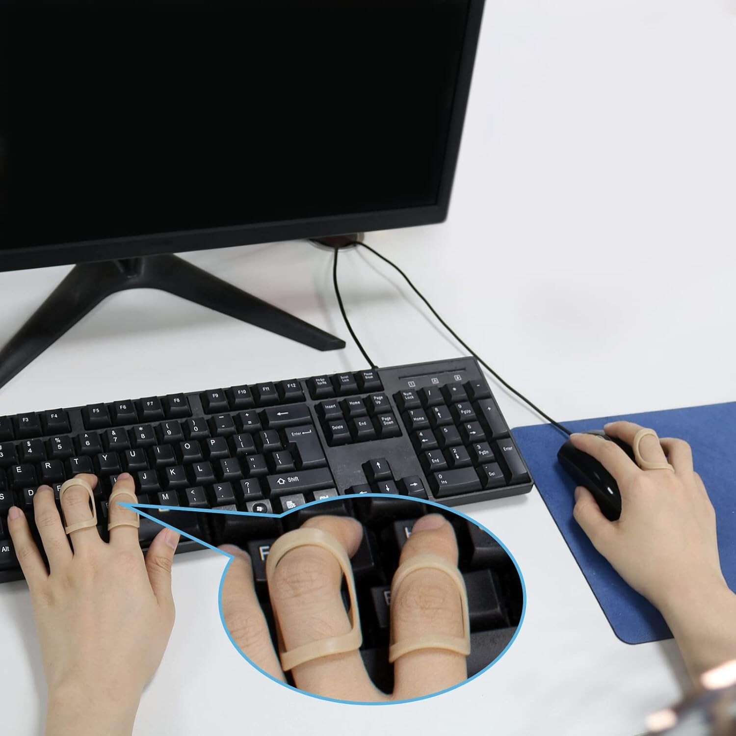 Durable Finger Brace Set – 5 Sizes for Arthritis & Trigger Finger Protection